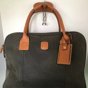 Domo Olive Green with Tan Straps Travel Bag